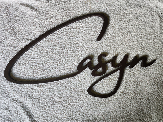 Floating Name Signs-Painted