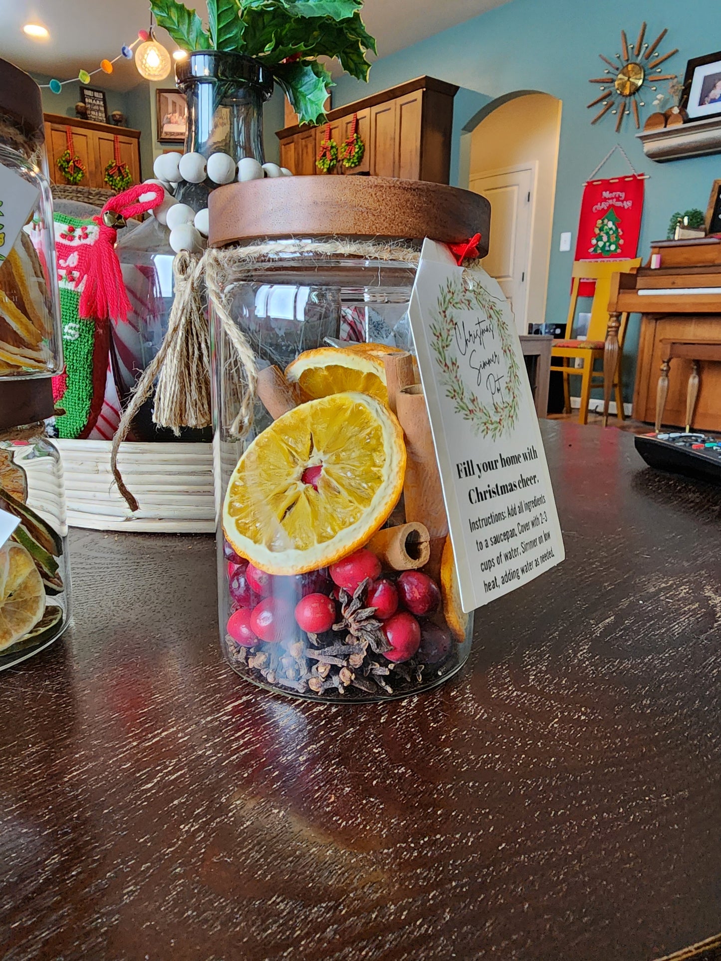 Gifts in a Jar-Christmas Simmer Pots