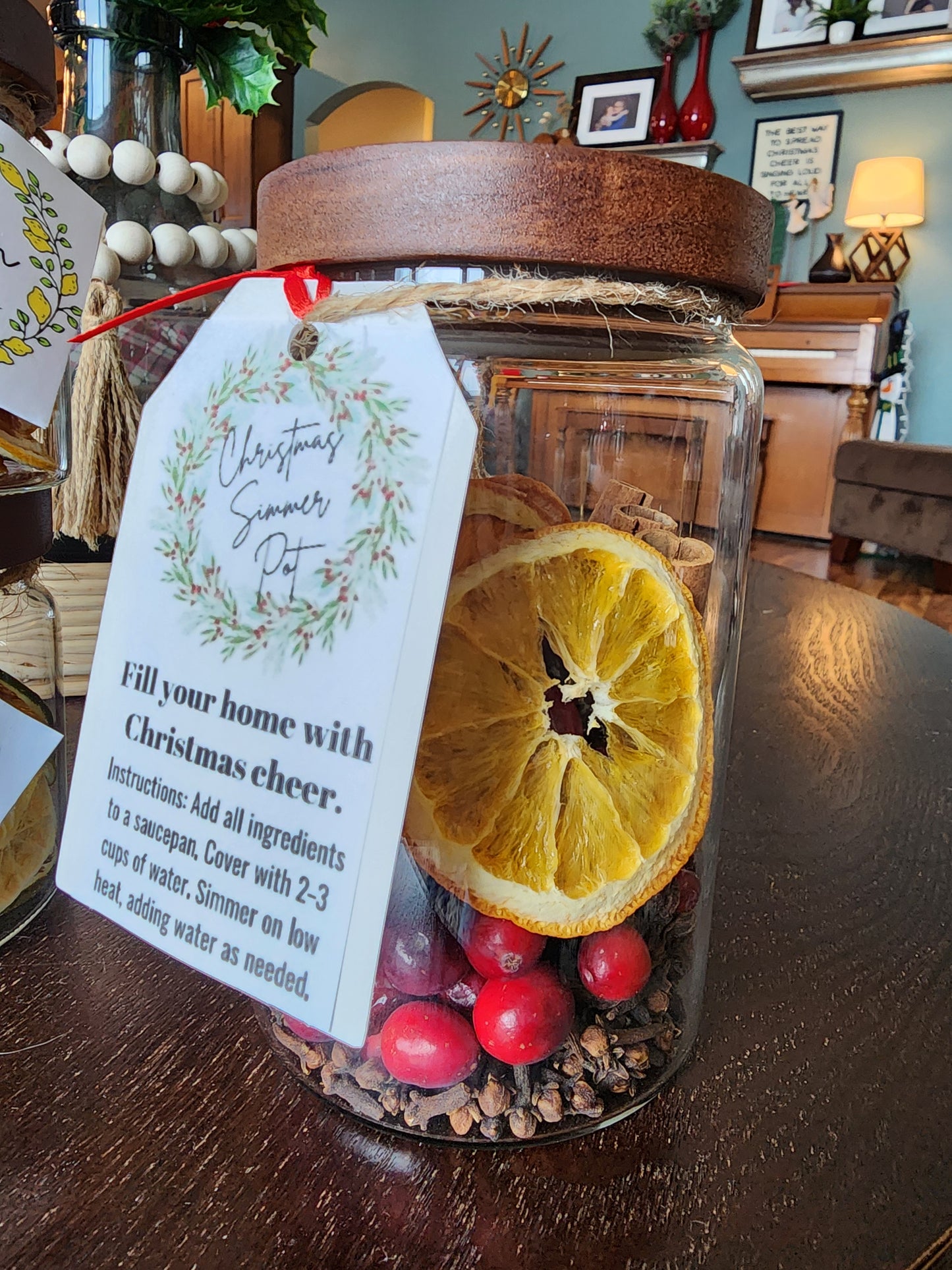 Gifts in a Jar-Christmas Simmer Pots