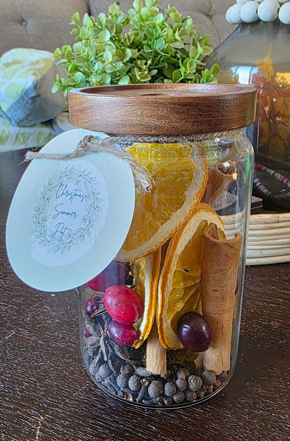 Gifts in a Jar-Christmas Simmer Pots