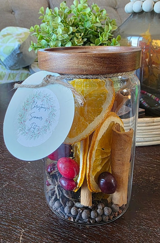 Gifts in a Jar-Christmas Simmer Pots